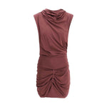 Magda Butrym draped mini dress MA-153425BORDEAUX-IT38 | S