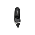 Manolo Blahnik Black Asapump Satin Pumps MA42419280015BB-40-FBB-352
