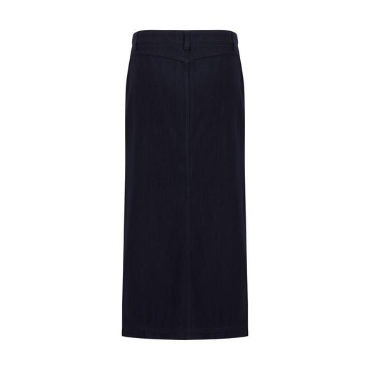 Giorgio Armani Blue Cotton Skirt