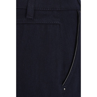 Giorgio Armani Blue Cotton Skirt