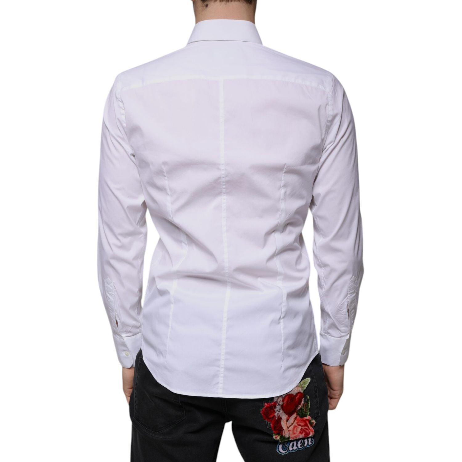 Front view with bag zipped and handles upright.