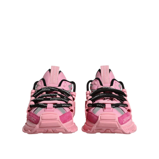 Dolce & Gabbana Pink Low Top Space Women Sneakers Shoes LA12202-39.5