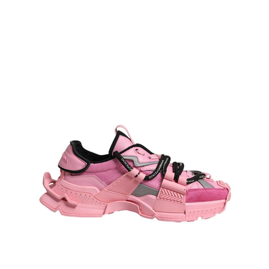 Dolce & Gabbana Pink Low Top Space Women Sneakers Shoes LA12202-39.5