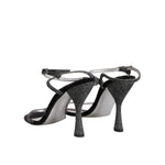 Dolce & Gabbana Black Ankle Strap High Heels Sandals Shoes