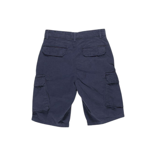 Lyle & Scott Blue Cotton Bermuda LY-15919900010-W28
