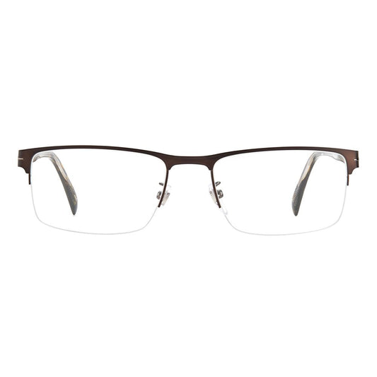 David Beckham Brown Metal Frames - elegant and sleek eyewear in a brown metal finish, model DB-1068-05N, dimensions 56/19/145 mm