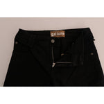 John Galliano Black Cotton Denim Stretch Regular Fit Jeans BYX1173-2
