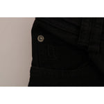 John Galliano Black Cotton Denim Stretch Regular Fit Jeans BYX1173-2