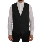 Dolce & Gabbana Gray STAFF Cotton Rayon Vest SIG60317-2