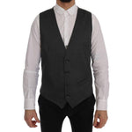 Dolce & Gabbana Gray STAFF Cotton Rayon Vest SIG60333-2