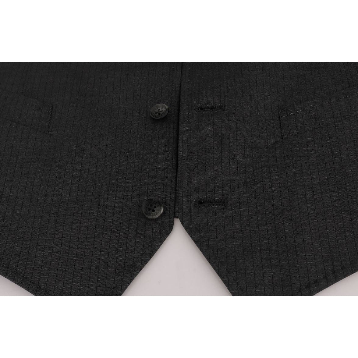 Dolce & Gabbana Gray STAFF Cotton Rayon Vest SIG60333-2