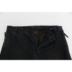 Costume National Blue Cotton Slim Pants Denim Jeans SIG17918-1