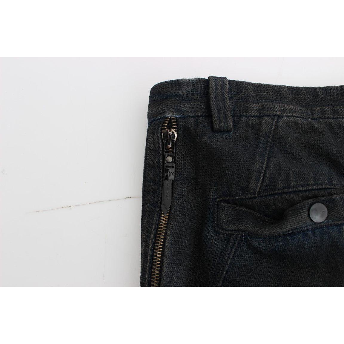 Costume National Blue Cotton Slim Pants Denim Jeans SIG17918-1