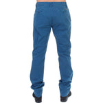 GF Ferre Blue Cotton Straight Fit Chinos SIG11032-2