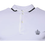 Dolce & Gabbana White Cotton Crown Collared Polo T-shirt TSH87431-44
