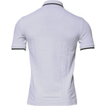 Dolce & Gabbana White Cotton Crown Collared Polo T-shirt TSH87431-44