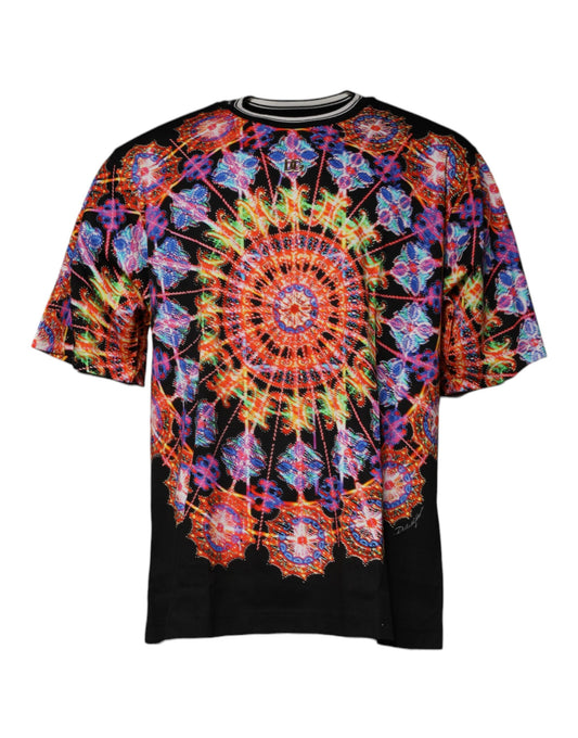 Dolce & Gabbana Multicolor Kaleidoscope Men Short Sleeves T-shirt TSH87490-58