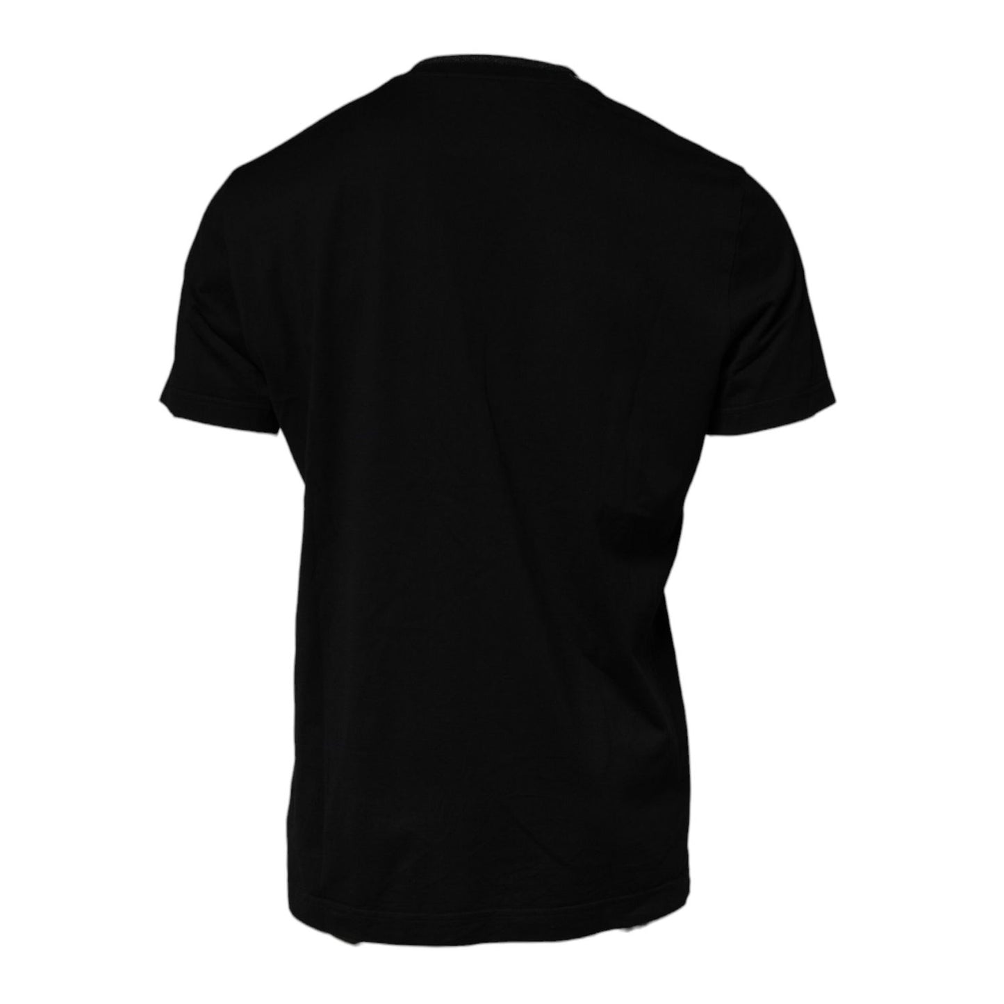Dolce & Gabbana Black Crew Neck Short Sleeve T-shirt