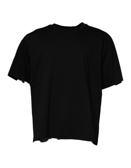Dolce & Gabbana Black Crew Neck Short Sleeve T-shirt TSH87513-52