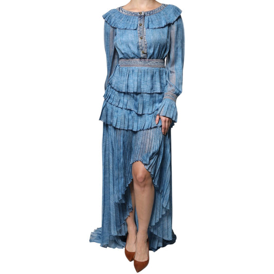Philosophy Blue Layered Long Sleeve Dress DR281420-40