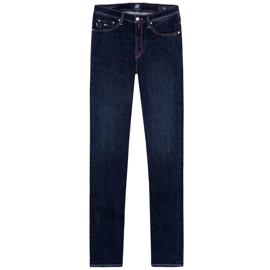 Tramarossa Blue Cotton Jeans & Pant TR-14411-W30