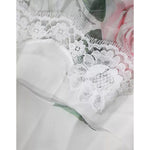 Dolce & Gabbana White Silk Floral Print A-line Midi Dress DR281288-38