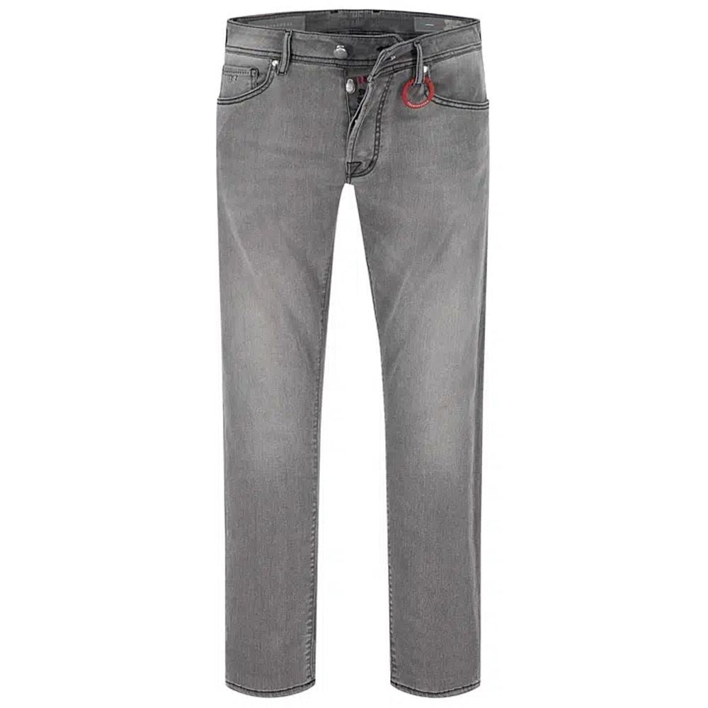 Tramarossa Gray Cotton Jeans & Pant TR-14431-W34