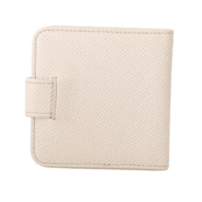 Dolce & Gabbana White Dauphine Leather Condom Case Holder Pocket Wallet