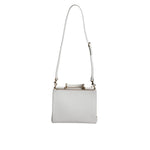 Dolce & Gabbana White Leather Logo Top Handle Tote Crossbody Bag BAG1635