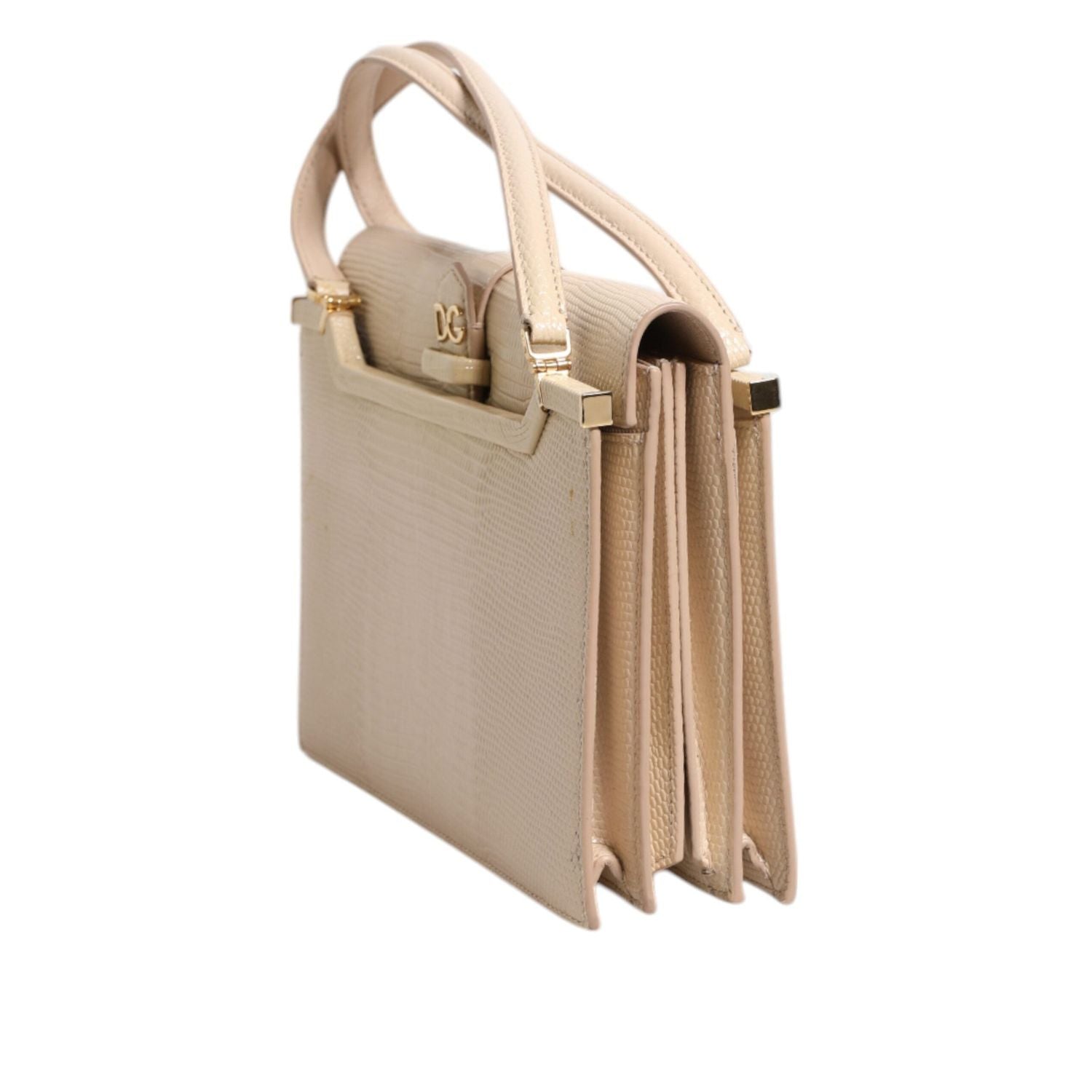 Front view with bag zipped and handles upright.