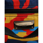 Dolce & Gabbana Multicolor Camouflage Nylon Shopping Tote Bag BAG4137
