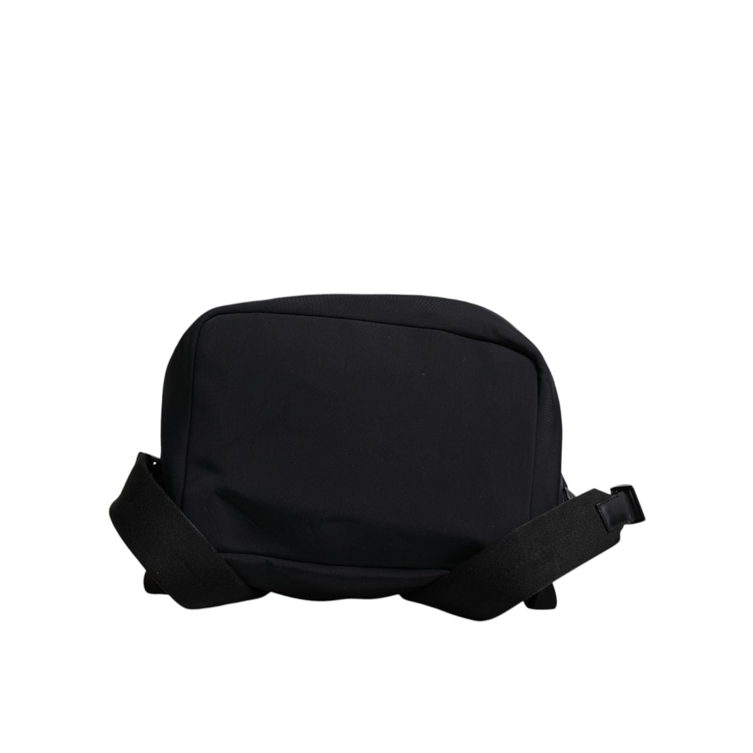 Front view with bag zipped and handles upright.