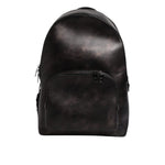 Dolce & Gabbana Bronze Leather School Travel Backpack Bag BAG4143