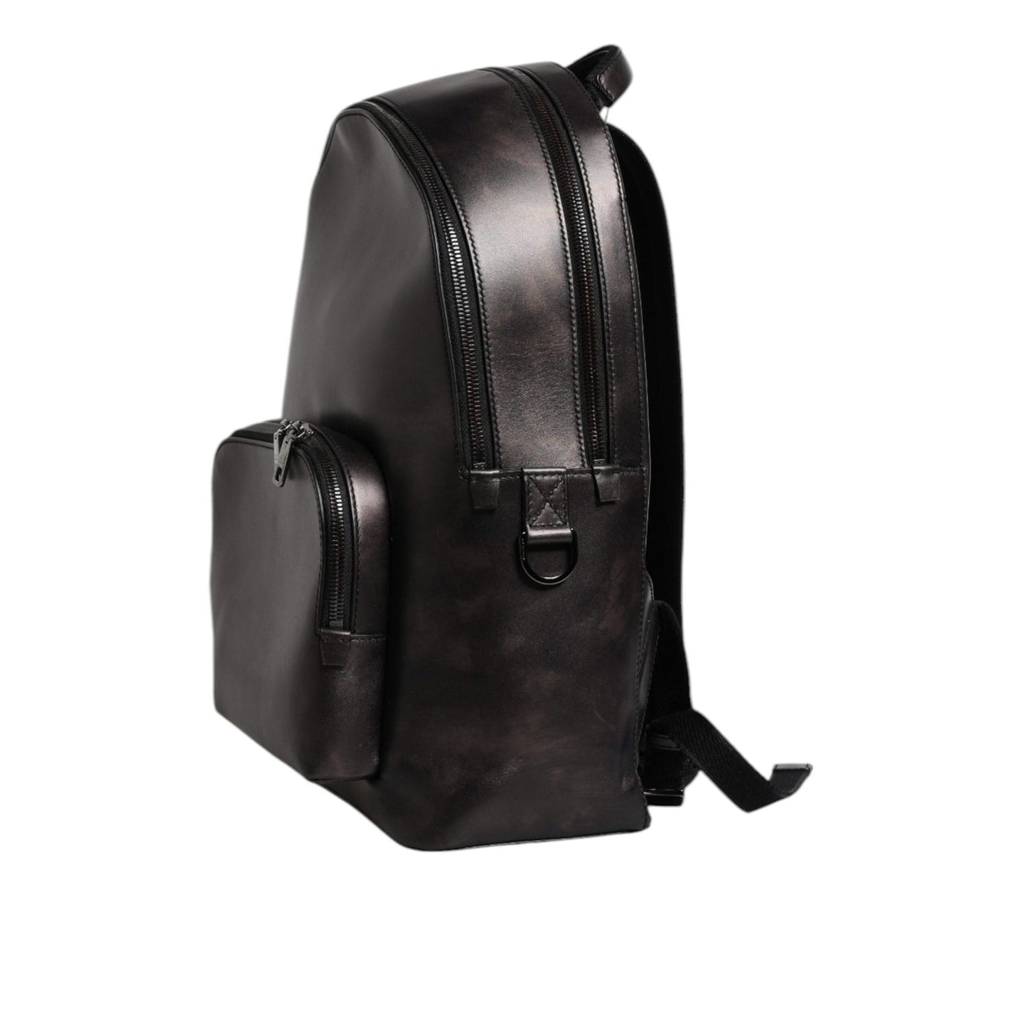 Dolce & Gabbana Bronze Leather School Travel Backpack Bag BAG4143