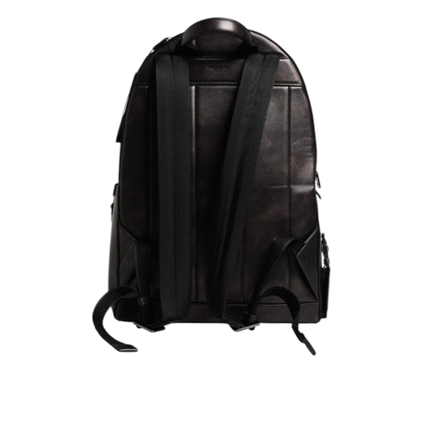 Dolce & Gabbana Bronze Leather School Travel Backpack Bag BAG4143