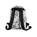 Dolce & Gabbana White DG Stars Print Nylon School Backpack Bag BAG4144