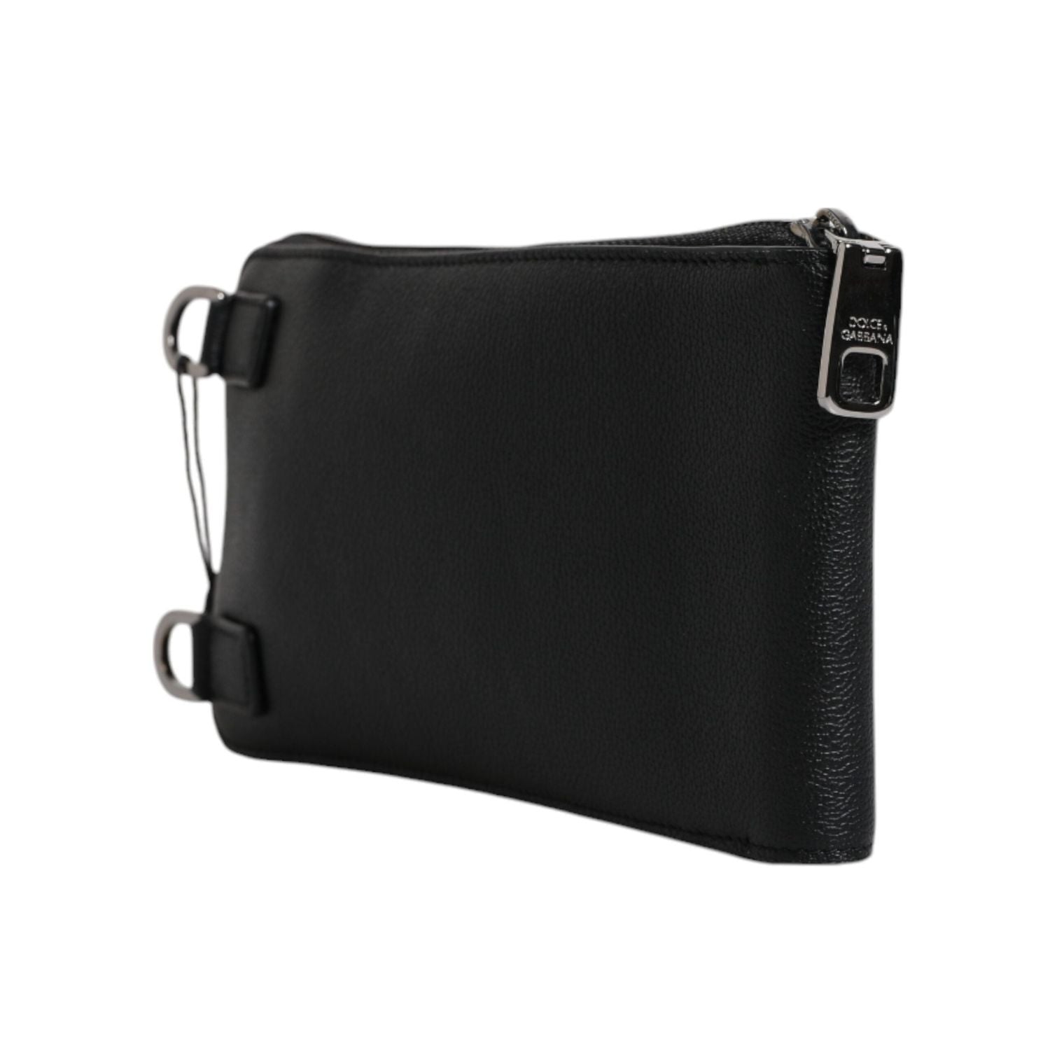 Front view with bag zipped and handles upright.
