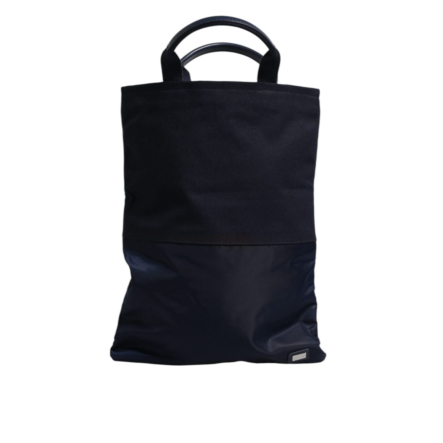 Dolce & Gabbana Dark Blue Nylon Shoulder Baby Tote Diaper Bag