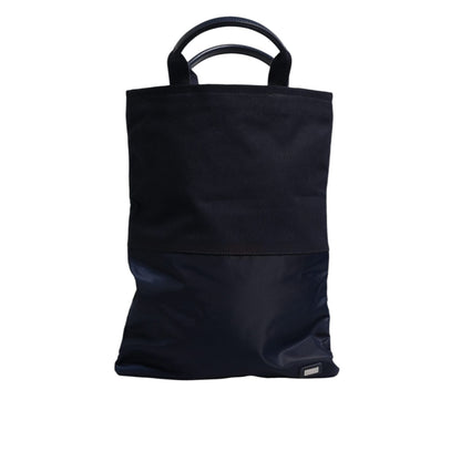 Dolce & Gabbana Dark Blue Nylon Shoulder Baby Tote Diaper Bag