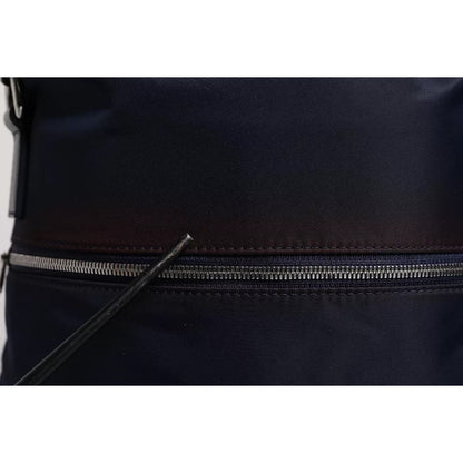 Dolce & Gabbana Dark Blue Nylon Shoulder Baby Tote Diaper Bag