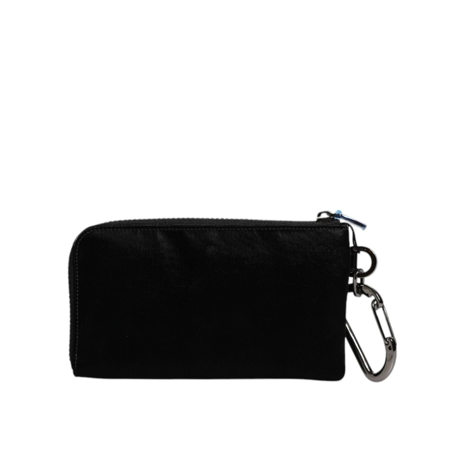 Front view with bag zipped and handles upright.