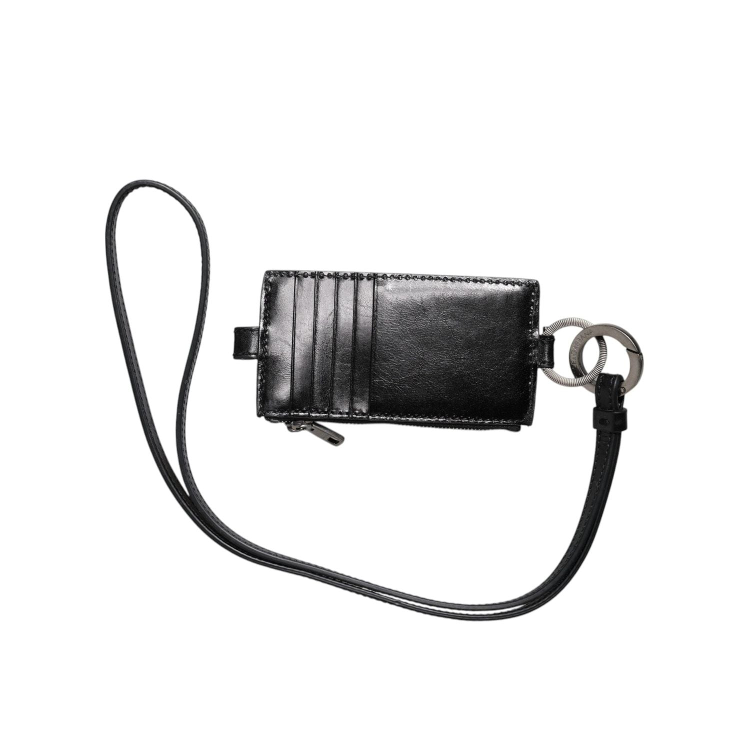 Front view with bag zipped and handles upright.