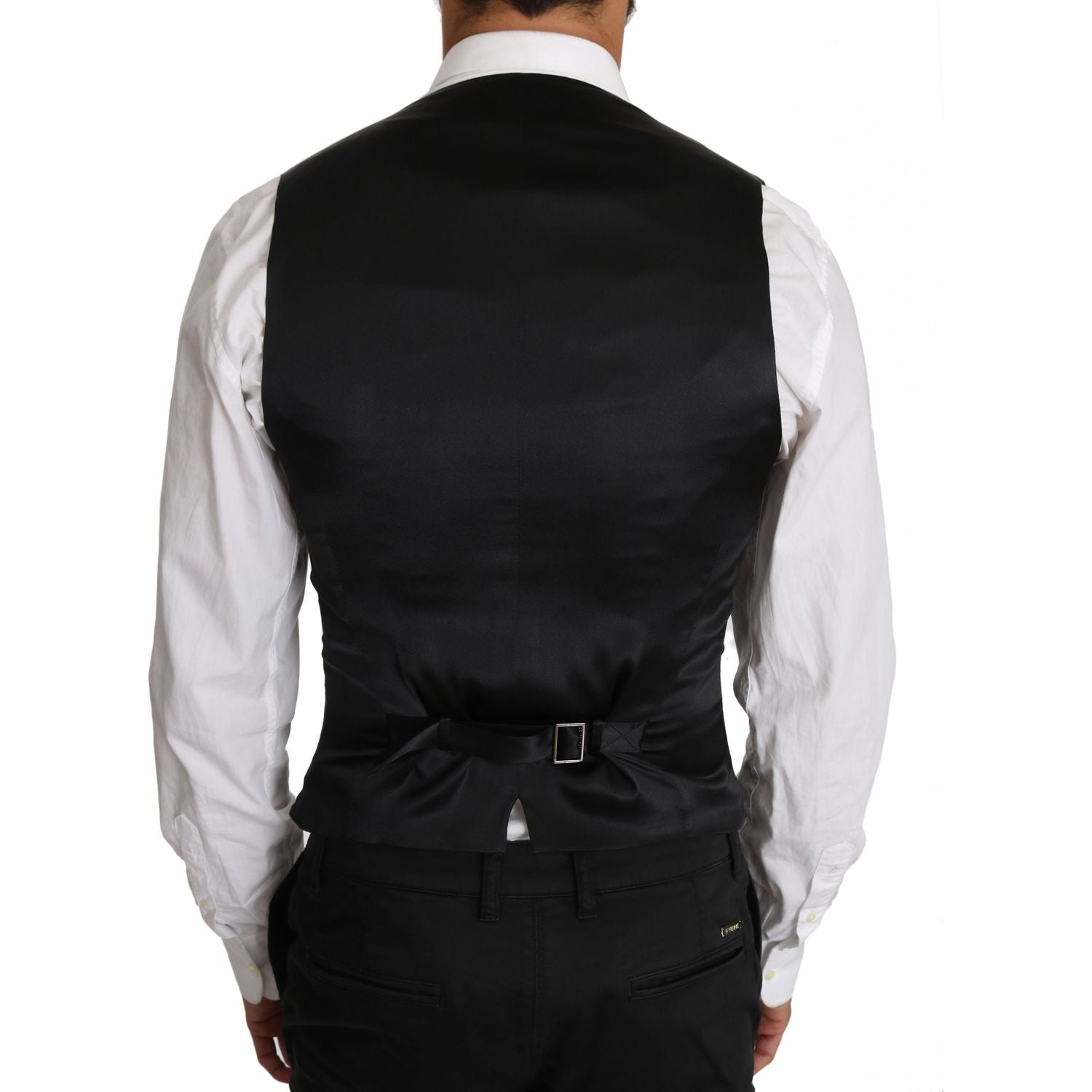 سترة صوفية أنيقة بقصّة Slim Fit مزدوجة الصدر من Dolce &amp; Gabbana