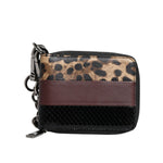 Dolce & Gabbana Multicolor Leopard Leather DG Bifold Card Holder Wallet BAG4236