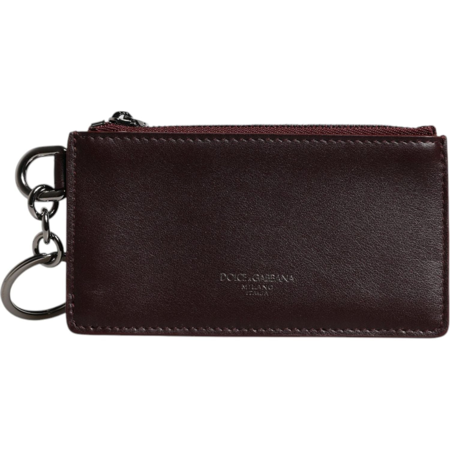Front view with bag zipped and handles upright.