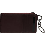 Dolce & Gabbana Brown Calfskin Leather DG Logo Card Holder Wallet BAG4237