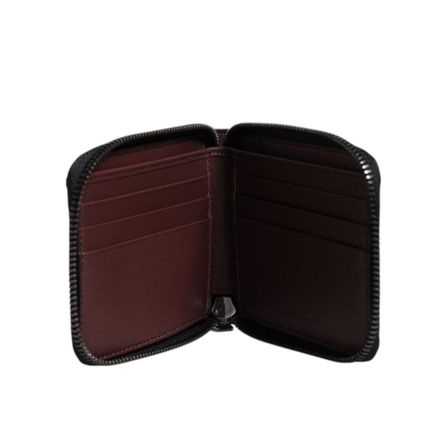 Dolce & Gabbana Multicolor Exotic Leather DG Bifold Card Holder Wallet BAG4240
