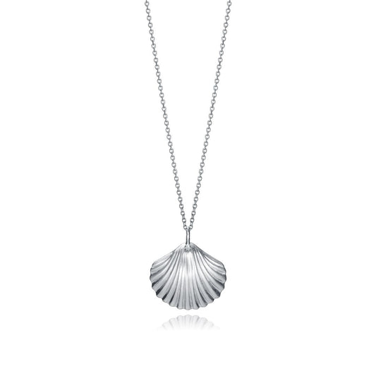 VICEROY JEWELS Mod. 61070C000-00 silver necklace with shell pendant for ladies, quartz analog movement, 32mm case, water resistant.