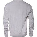 Dolce & Gabbana White Silk Crew Neck Men Pullover Sweater TSH87544-56