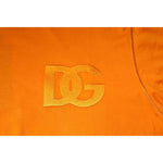 Dolce & Gabbana Orange Logo Cotton Crew Neck T-shirt TSH87635-56